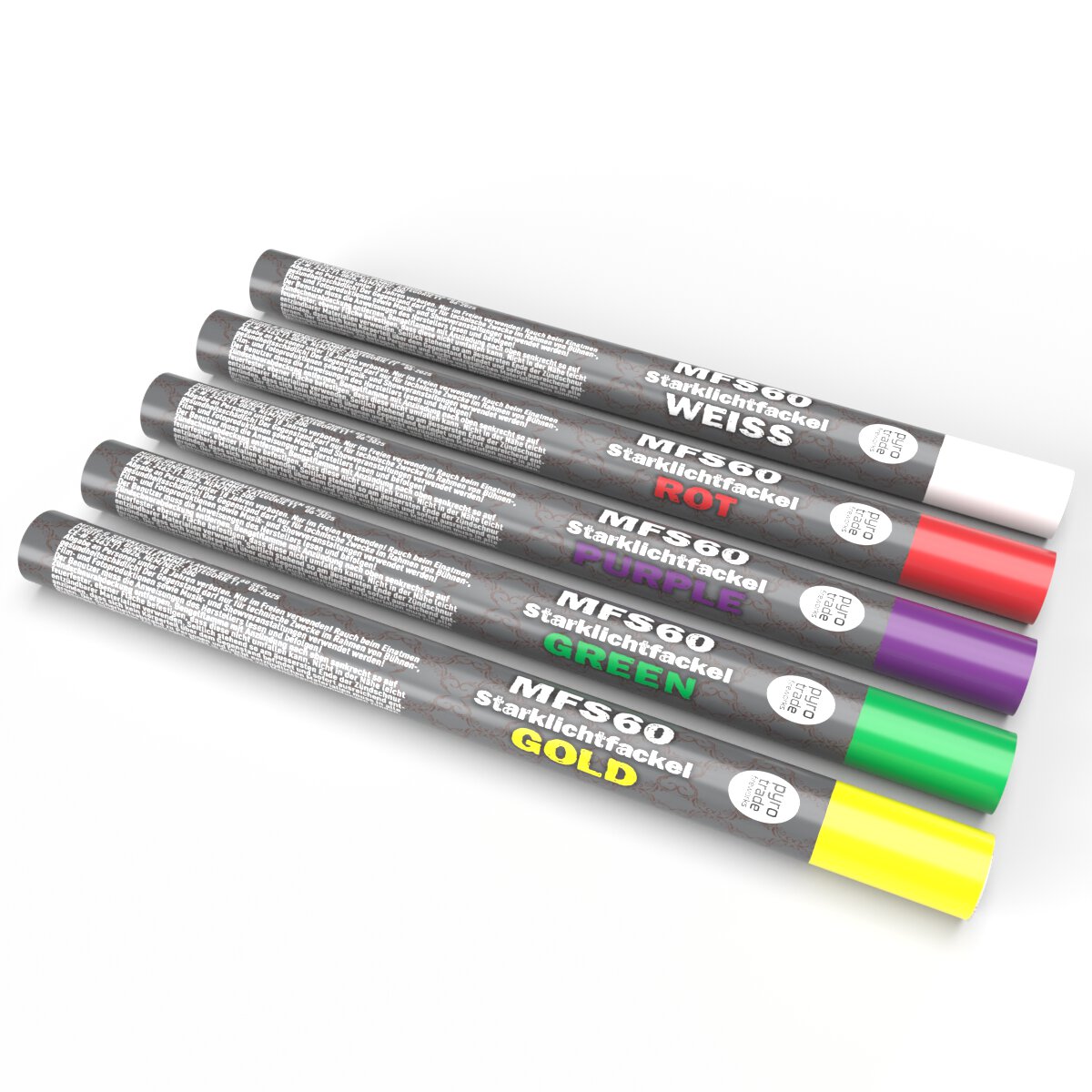 MAGNESIUMFACKEL MIT RAUCH